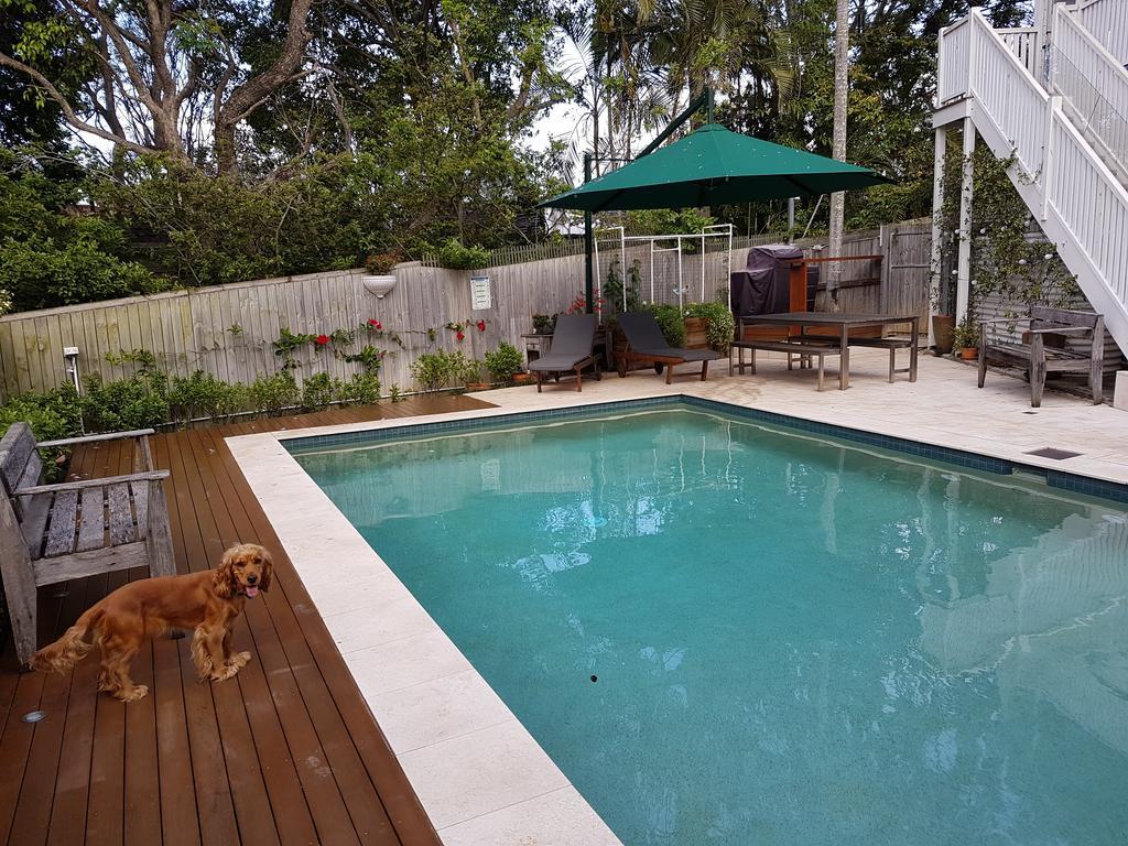 Modern 3 Bedroom Apartment In Traditional Queenslander , Patio, Leafy Yard, Pool Brisbane Exteriör bild